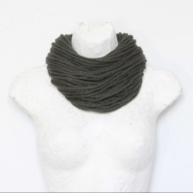 Collier Écharpe Kaki - photo 1