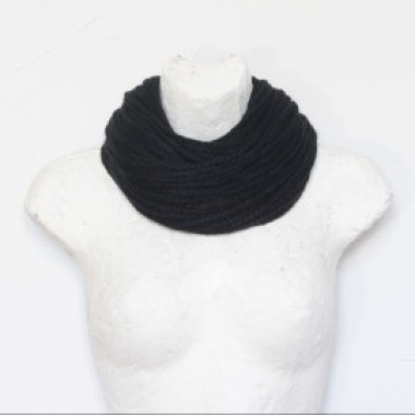 Collier Écharpe Noir - photo 1