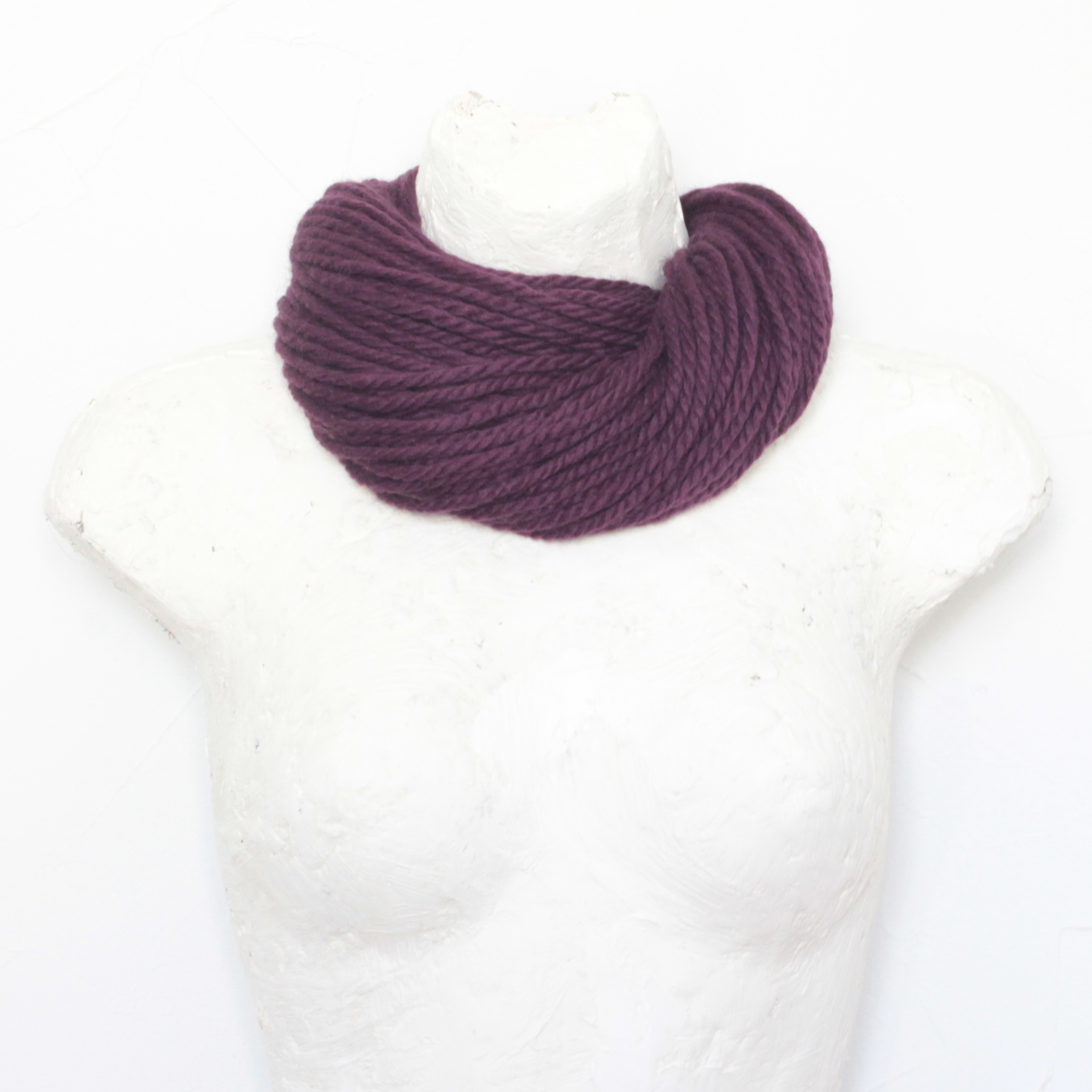 Collier Écharpe Violet Couleur