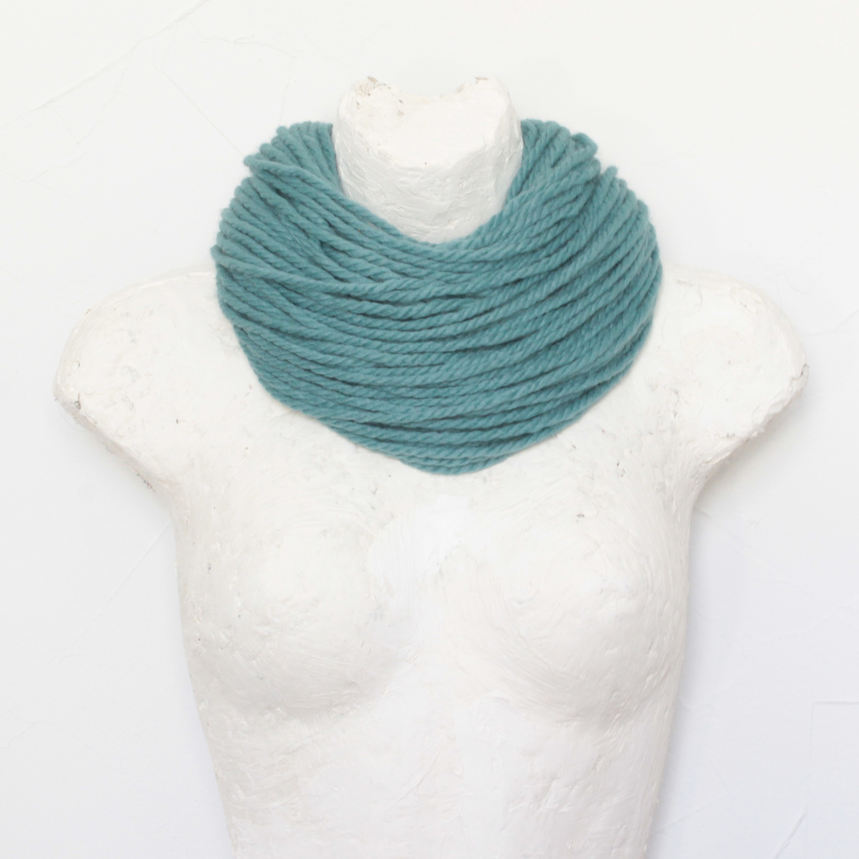 Collier Écharpe Bleu Clair Couleur